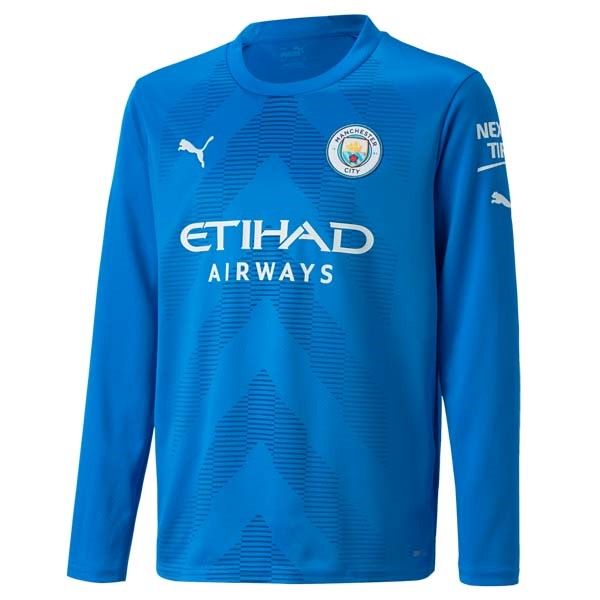 Tailandia Camiseta Manchester City Portero ML 2022 2023 Azul